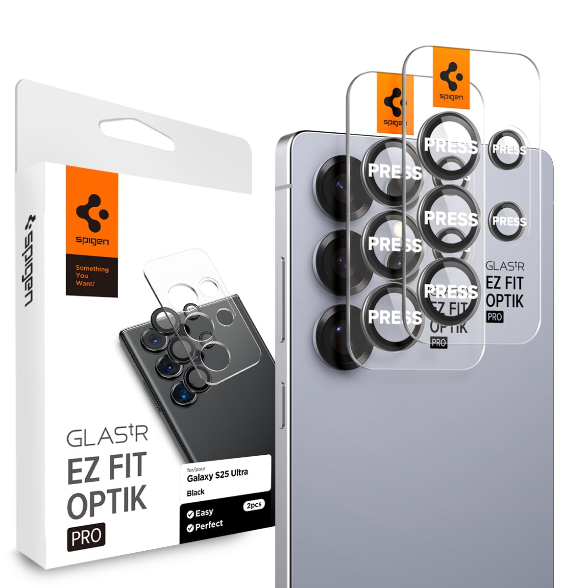 Amazon.com: Spigen Camera Lens Screen Protector [GlasTR EZ Fit